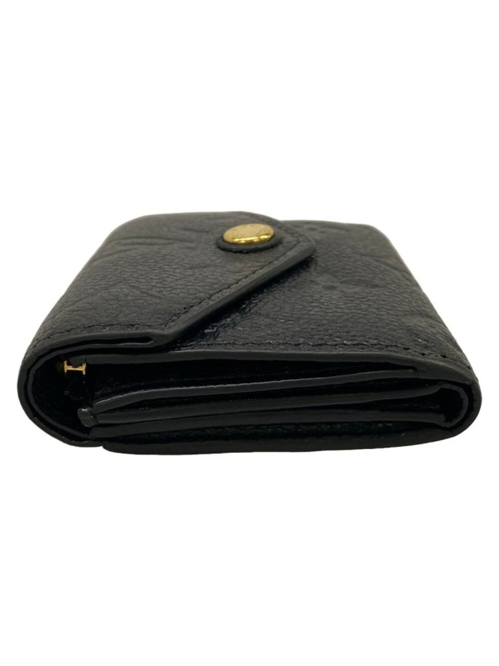 Louis Vuitton Trifold Wallet Monogram Empreinte Portefeuille Zoe Noir Leather - Picture 9 of 11